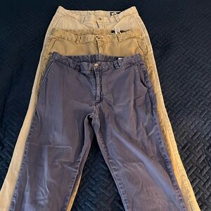 Vineyard Vines 34x32 Pants LOT OF 3